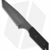 Strider Knives DB-L GG Tanto Fixed Blade Knife W/ Black Gunner Grip (4.1" Black) -Avokelavavat Sales Store strider black tanto db l black