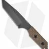 Strider Knives DB-L GG Tanto Fixed Blade Knife W/Coyote Gunner Grip (4.1" Black) -Avokelavavat Sales Store strider black tanto db l coyote