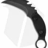 Strider Knives Strider PS Small Karambit Knife W/ Black G-10 (3.5" Black Plain)