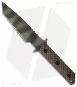 Strider Knives Strider WB MOD 10 Tanto Knife W/ Brown Gunner Grip (3.25" Tiger Stripe)