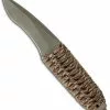 Strider Knives Strider One-Off WQ Small OD Desert Cord Wrapped Fixed Blade (3.88" Bead Blast) -Avokelavavat Sales Store strider fixed wrapped brown digi camo