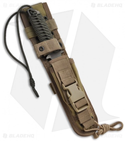 Strider Knives Strider MT Mod 10 Sniper Fixed Blade Knife W/ OD Cord (5" Tiger) 4 Strider Knives Strider MT Mod 10 Sniper Fixed Blade Knife W/ OD Cord (5" Tiger) - Image 2