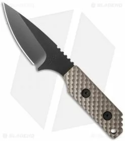 Strider Knives Strider SA-GG Fixed Blade Knife Coyote Gunner Grip (3.25" Black)