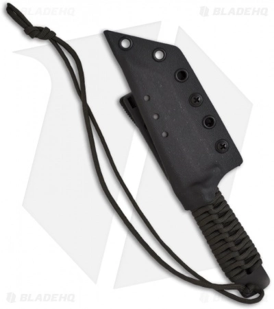 Strider Knives Strider WP-Tanto Knife W/OD Green Cord Wrap (4.25" Tiger Stripe Plain) 4 Strider Knives Strider WP-Tanto Knife W/OD Green Cord Wrap (4.25" Tiger Stripe Plain) - Image 2