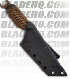 Strider Knives DB-L Tanto Fixed Blade Knife W/OD Green Cord Wrapped (3.1" Tiger) -Avokelavavat Sales Store strider fixed 1 db l brown sheath front 1