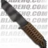 Strider Knives HT-T Tanto Fixed Blade Knife W/ Coyote Cord Wrapped (Tiger PLN)
