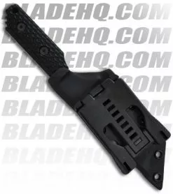Strider Knives DB-L GG Tanto Fixed Blade Knife W/ Black Gunner Grip (4.1" Tiger) -Avokelavavat Sales Store strider fixed 2 dbl sheath back