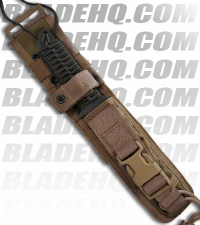 Strider Knives WB MOD10 Sniper Fixed Blade Knife W/ OD Cord Wrapped (Tiger PLN) 4 Strider Knives WB MOD10 Sniper Fixed Blade Knife W/ OD Cord Wrapped (Tiger PLN) - Image 2