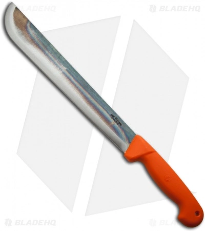 Svord Kiwi Machete Fixed Blade W/ Orange Handle (12" Flamed) 3 Svord Kiwi Machete Fixed Blade W/ Orange Handle (12" Flamed)