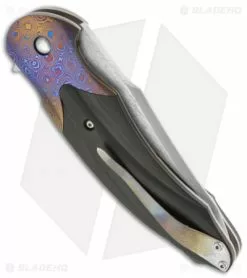 Broadwell Studios Custom Technes Folder G-10/Moku-Ti Knife (4" Satin) -Avokelavavat Sales Store technes g10 moku ti bolster side