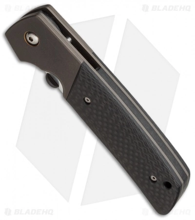 Bob Terzuola Custom ATCF Liner Lock Knife Carbon Fiber (3.8" Satin) 5 Bob Terzuola Custom ATCF Liner Lock Knife Carbon Fiber (3.8" Satin) - Image 3