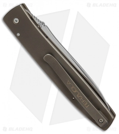 Bob Terzuola Custom Talon Liner Lock Knife Cocobolo Wood (3.5" Polish) 5 Bob Terzuola Custom Talon Liner Lock Knife Cocobolo Wood (3.5" Polish) - Image 3