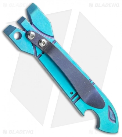 Matt Cucchiara Cucchiara F-Bomb Titanium Bottle Opener Money Clip Pocket Tool (Green/Purple) 4 Matt Cucchiara Cucchiara F-Bomb Titanium Bottle Opener Money Clip Pocket Tool (Green/Purple) - Image 2