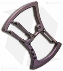 Thierry Savidan Knives Savidan Knives Guillotine Carabiner Keychain Tool - Purple Titanium -Avokelavavat Sales Store thierry savidan knives guillotine purple cm bottom