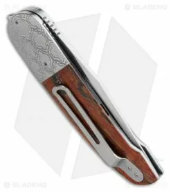 Andre Thorburn Custom L40 Front Flipper Knife Stabilized Oak (3.25" Satin) 5 Andre Thorburn Custom L40 Front Flipper Knife Stabilized Oak (3.25" Satin) -Avokelavavat Sales Store thornburn l40 stabil oak 7 side