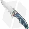 Brian Tighe Custom Tighe Coon Knife Anodized Titanium (3.75" Satin) -Avokelavavat Sales Store tighe ccon anodized satin