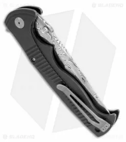 Brian Tighe Custom Tighe Rade HD Knife Zirconium (4" Damasteel) -Avokelavavat Sales Store tighe raid dama zr 03 2014 side