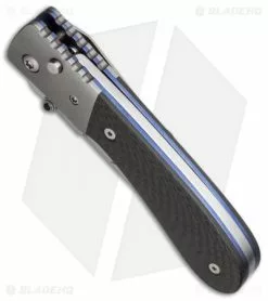 Brian Tighe Vanguard Titanium D/A Automatic Knife Carbon Fiber (3.5" Satin) 7 Brian Tighe Vanguard Titanium D/A Automatic Knife Carbon Fiber (3.5" Satin) -Avokelavavat Sales Store tighe vanguard custom cf bottom cm