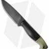 T.M. Hunt Custom Fixed Blade Knife Black G-10/C-Tek Glow (4.4" Black)
