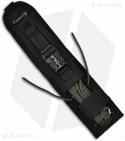 TOPS Knives Black Rhino Fixed Blade Knife W/ OD Paracord (Black PLN) BRPH-102 -Avokelavavat Sales Store tops black rhino brph 102 sheath