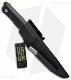 TOPS Knives BOB Fieldcraft Knife Black/Blue G-10 (4.625" Gray) -Avokelavavat Sales Store tops bob tpbros 154 bb bhq 36382 cm sheath