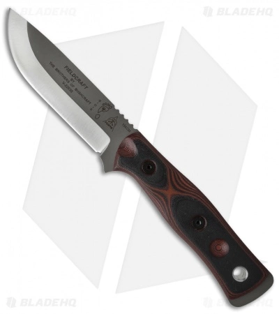 TOPS Knives BOB Fieldcraft Knife Black/Red G-10 (4.625" Gray) 3 TOPS Knives BOB Fieldcraft Knife Black/Red G-10 (4.625" Gray)