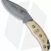 Tops Knives Cheetah XL Fixed Blade Knife (4" Gray) CH262WH