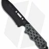 TOPS Knives FDX-45 Fixed Blade Hunter Point Knife (4.25" Black)