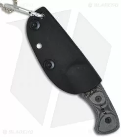 TOPS Knives Ferret Fixed Blade Neck Knife (1.875" Black Plain) FBHP-01 -Avokelavavat Sales Store tops ferret fbhp 01 sheath