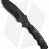 TOPS Knives Green Badger Knife (3.75" Black) GNBR-01