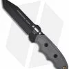 TOPS Knives Interceptor #302 Police Utility Fixed Blade Tanto Knife (4" Plain) -Avokelavavat Sales Store tops interceptor 302 black