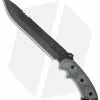 TOPS Knives Ron Hood Anaconda Black Micarta Fixed Blade Knife (9.5" Black)