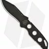 TOPS Knives Sneaky Pete Mini Neck Knife Fixed Blade (2.5" Black) SPM-01