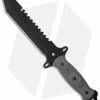 Tops Knives Survival Tactical 7 Knife Fixed Blade (7" Black) SURV-TAC 7