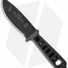TOPS Knives Lite Trekker Fixed Blade Knife Black Micarta (4.25" Black)
