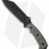 TOPS Knives Smoke Jumper Knife Fixed Blade (6.5" Black Plain) SJ626