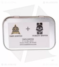 TOPS Knives Turley PSK #23 Fixed Blade Knife & Survival Kit (1.5" Plain) TURL-23 -Avokelavavat Sales Store tops knives turley 23