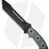 TOPS Knives Steel Eagle 107D Knife (7" Black Plain)