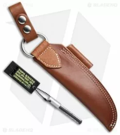 TOPS Knives Bushcraft Brown Leather Sheath -Avokelavavat Sales Store tops tp bushcraft sheath leather brown back cm