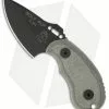 TOPS Knives Wolf Pup Fixed Blade Knife (2.5" Black Plain) WP010