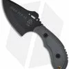 TOPS Knives Wolf Pup XL Fixed Blade Knife (3.5" Black Plain) WP011 -Avokelavavat Sales Store tops wolf pup xl wp011