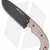 Viper Knives Tank Knife Fixed Blade W/ Tan Scales (6" Black) VT4004SW