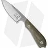 White River Knife & Tool White River Knives Caper Fixed Blade Knife OD Green Micarta (3" Stonewash)