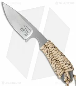 White River Knife & Tool White River Knives Backpacker Knife Desert Camo Paracord (3" Stonewash)