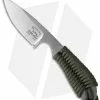 White River Knife & Tool White River Knives Backpacker Knife OD Green Paracord (3" Stonewash)