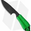 White River Knife & Tool White River Knives Backpacker Knife Reflective Green Paracord (3" Black)