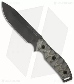White River Knife & Tool White River Knives GTI 4.5 Knife Micarta (5" Black)