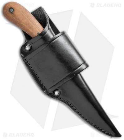 Winkler Knives Operator Fixed Blade Knife Tan Canvas Laminate (4" Caswell) 4 Winkler Knives Operator Fixed Blade Knife Tan Canvas Laminate (4" Caswell) - Image 2