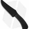 Winkler Knives Belt Knife Fixed Blade W/ Canvas Laminate Handle (4.75" Black KG)