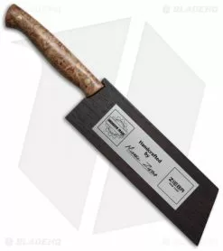 Michael Zieba Browne Santoku Knife Wenge Wood + Saya (6.5" Aogami #2 Blue Steel) 5 Michael Zieba Browne Santoku Knife Wenge Wood + Saya (6.5" Aogami #2 Blue Steel) -Avokelavavat Sales Store zieba brown santoku wenge saya sheath cm